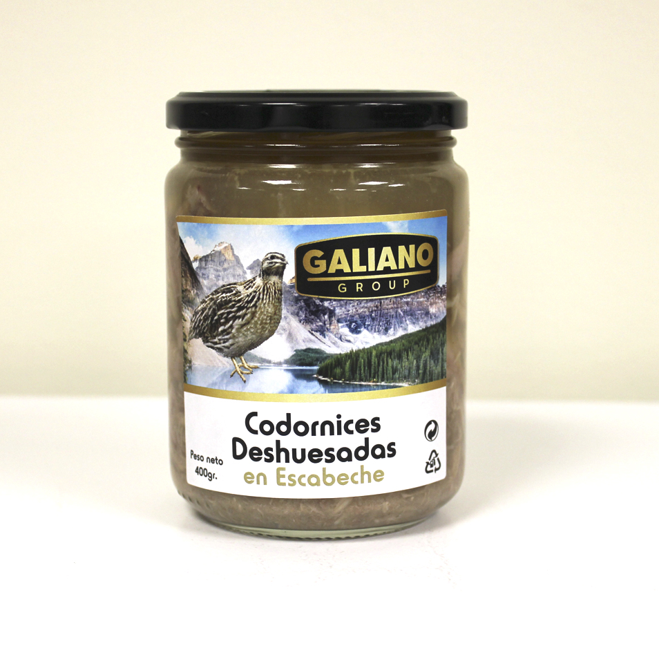 codornices deshuesadas en escabeche